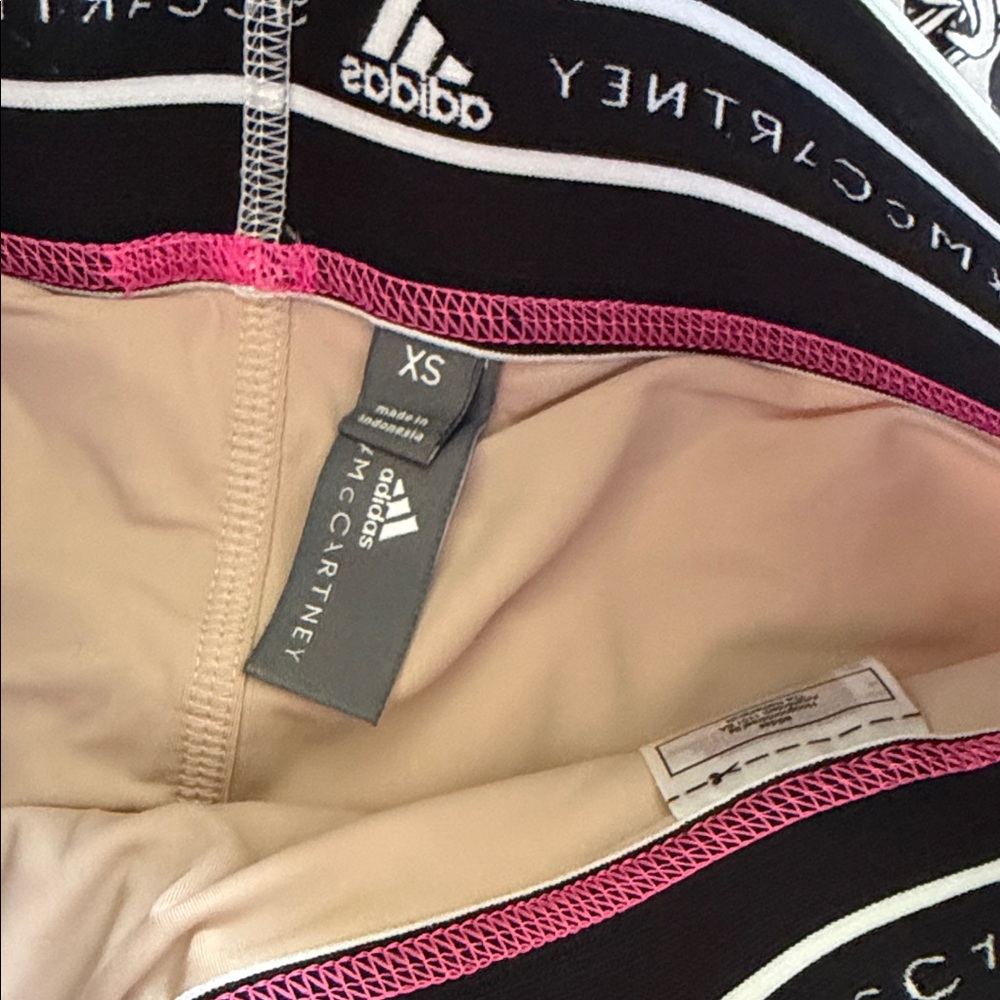 Adidas by Stella McCartney Pink Floral High-Waist Leggings - Picture 3 of 4